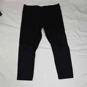 Black Lululemon Leggings Size 6 Used